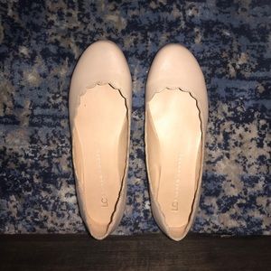 LC Lauren Conrad Blush Flats